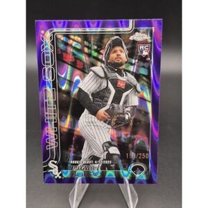 2025 Topps Chrome Edgar Quero #USC169 Rookie Debut Purple Raywave /250 (Rc) Sox